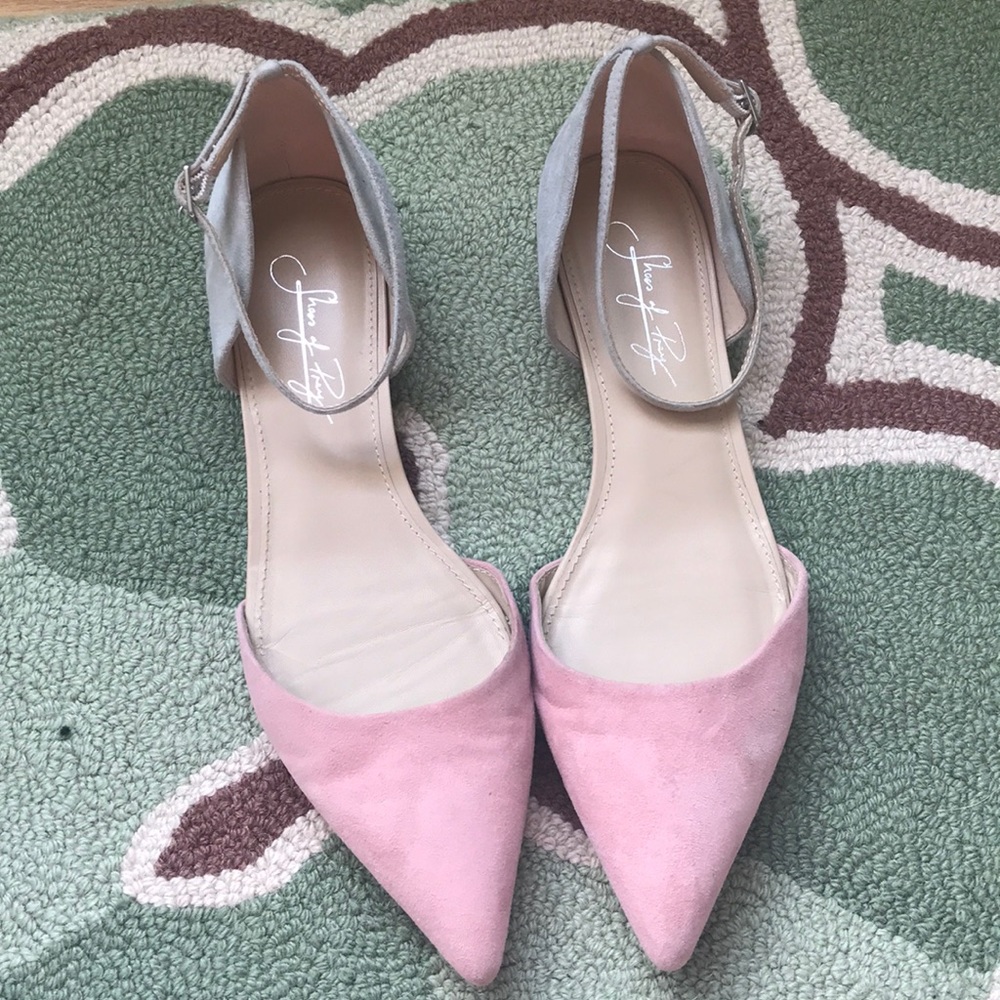 Pink and Gray Flats